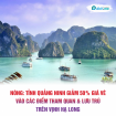 Quảng Ninh giảm 50% giá vé các điểm du lịch tại vịnh Hạ Long