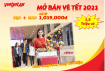 Vietjet mở bán 1,5 triệu vé tết dịp Tết Nguyên đán Tân Sửu 2021